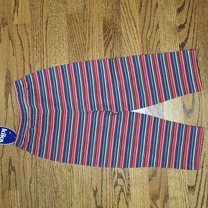 Kinks NWT Jersey Pants 24M Colorful Striped Kids Leggings